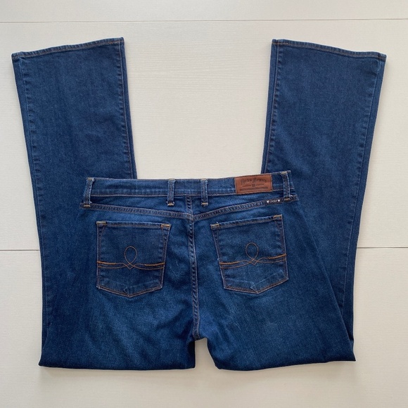 Lucky Brand Sofia Boot Jeans Dark Wash Size 14/32 Regular - Picture 5 of 14